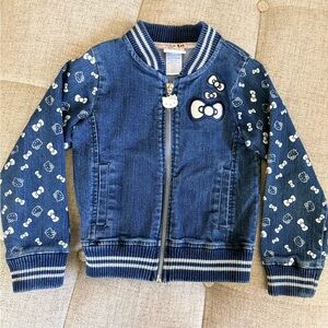 Hello Kitty Denim Jacket- 4T